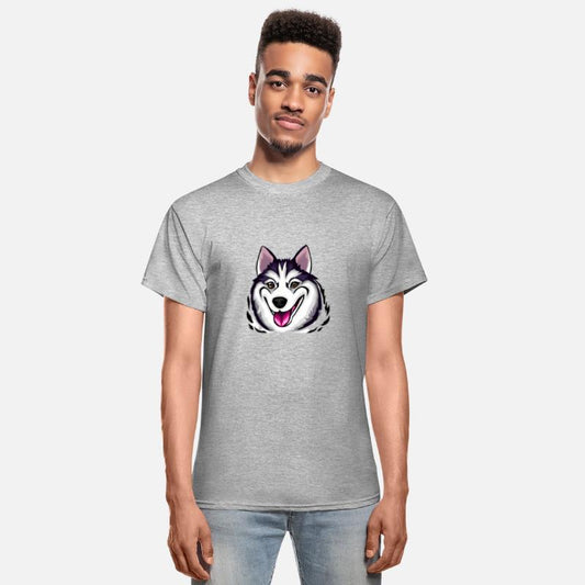 Husky Smile A Joyful Design for Husky Lovers
