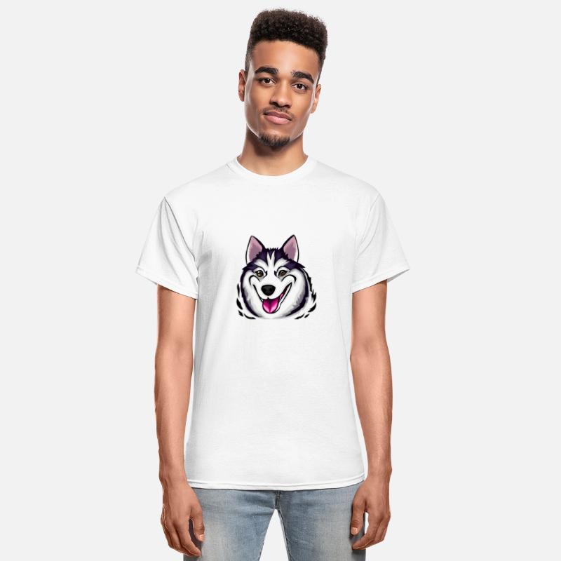 Husky Smile A Joyful Design for Husky Lovers