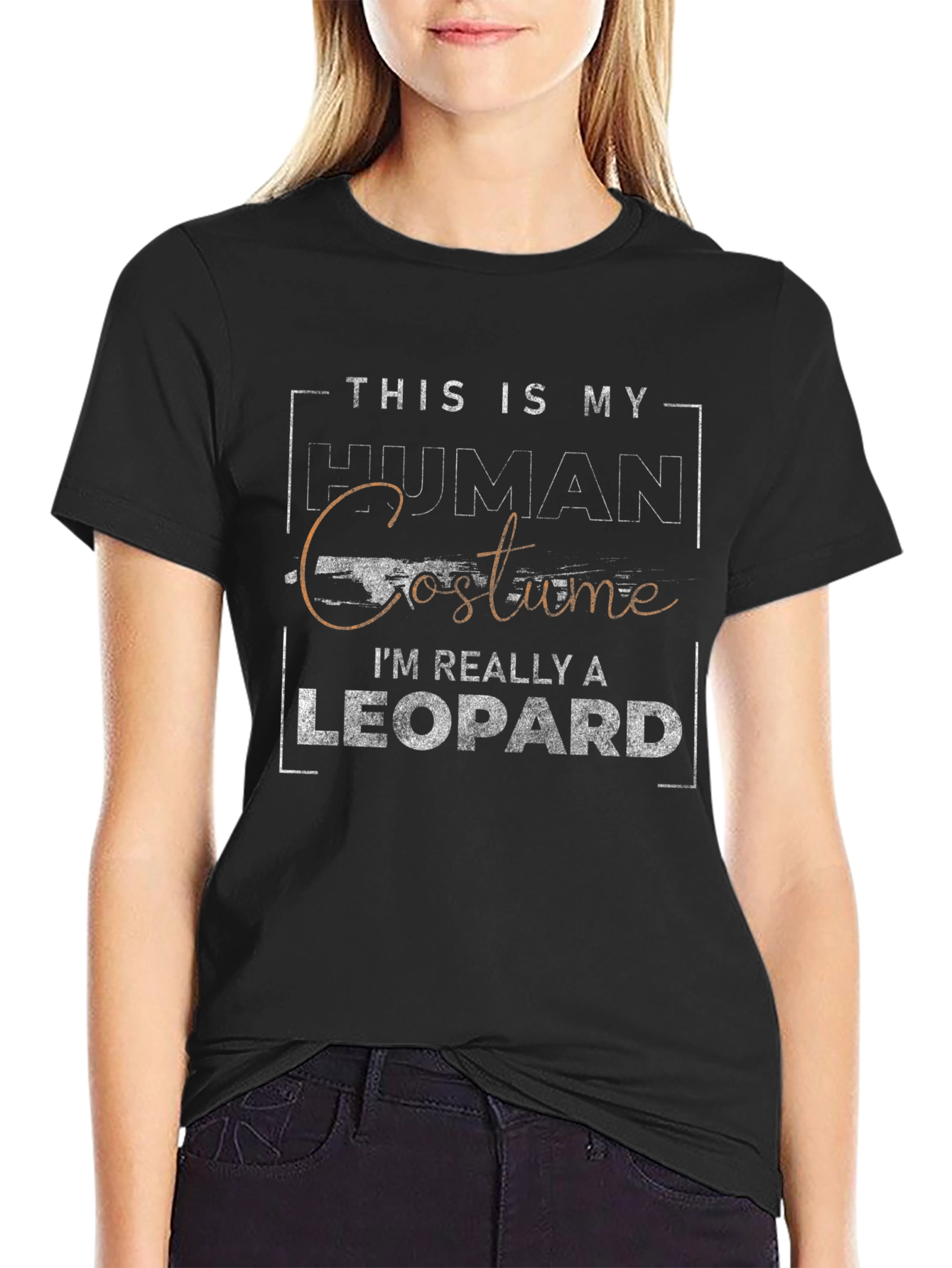 Human Costume Leopard T-Shirt