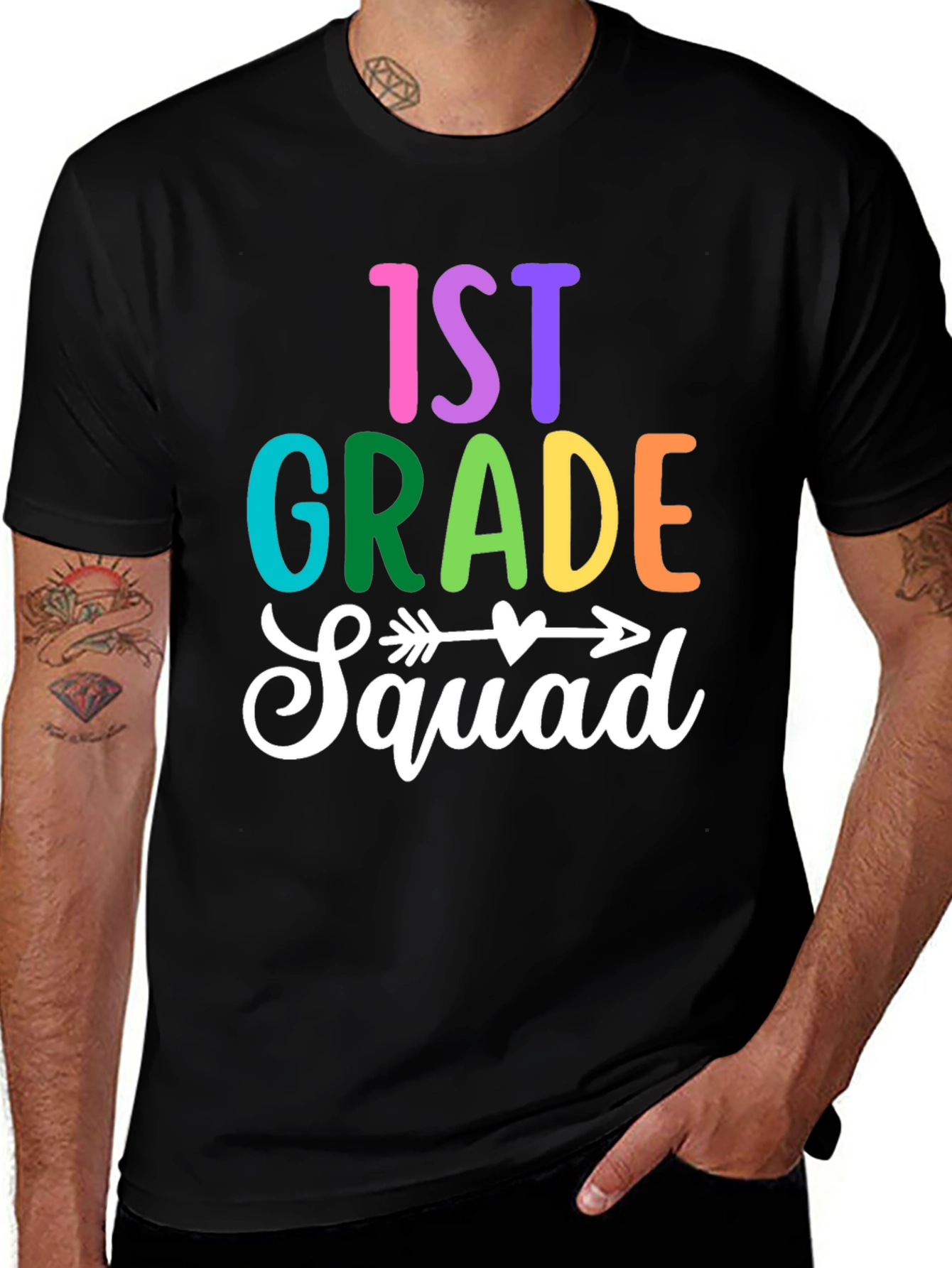 1st Grade Squad Teacher T-Shirt