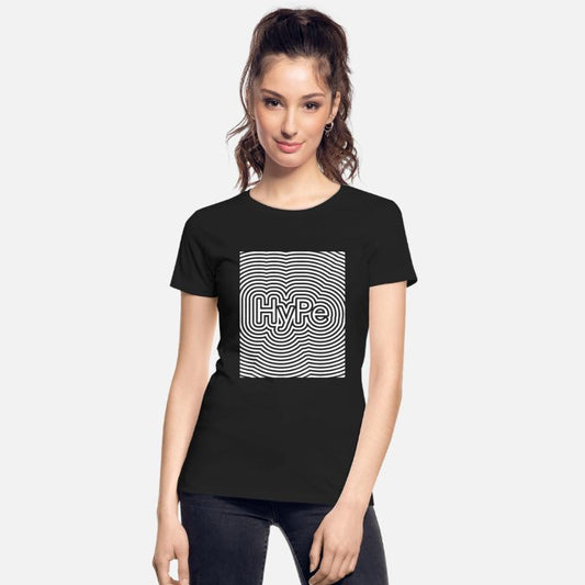 Hype optical illusion op art white lines