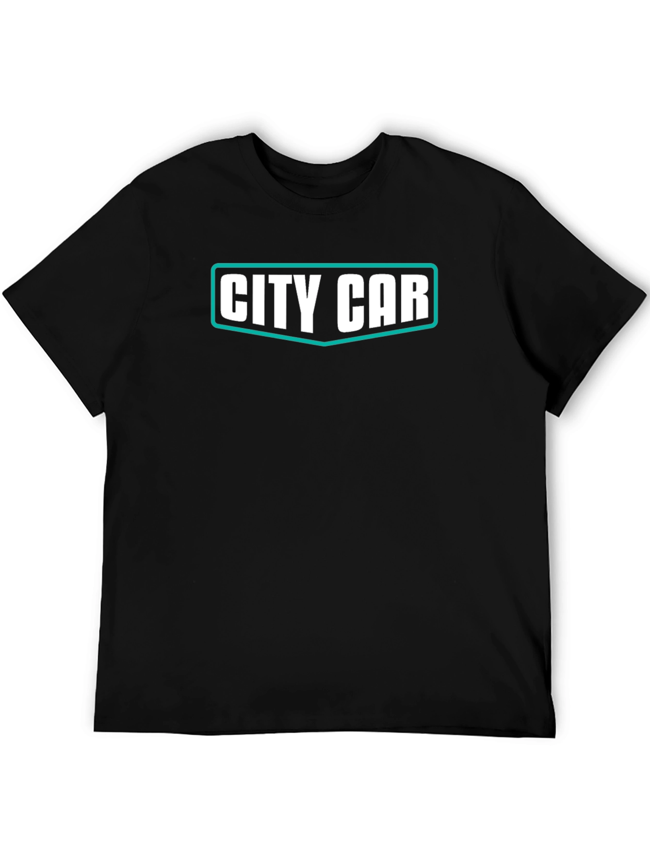 City Car Graphic Tee - Mens Black Cotton T-Shirt