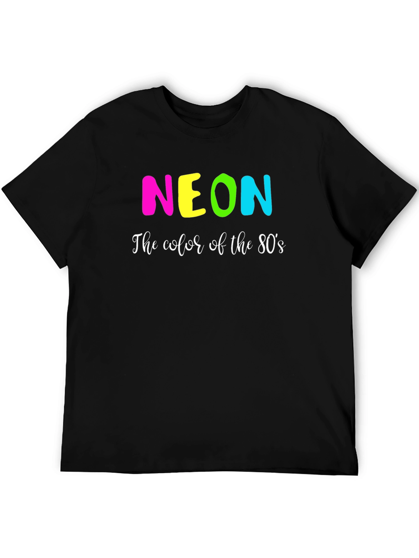 Neon 80s Graphic Tee - Retro Style
