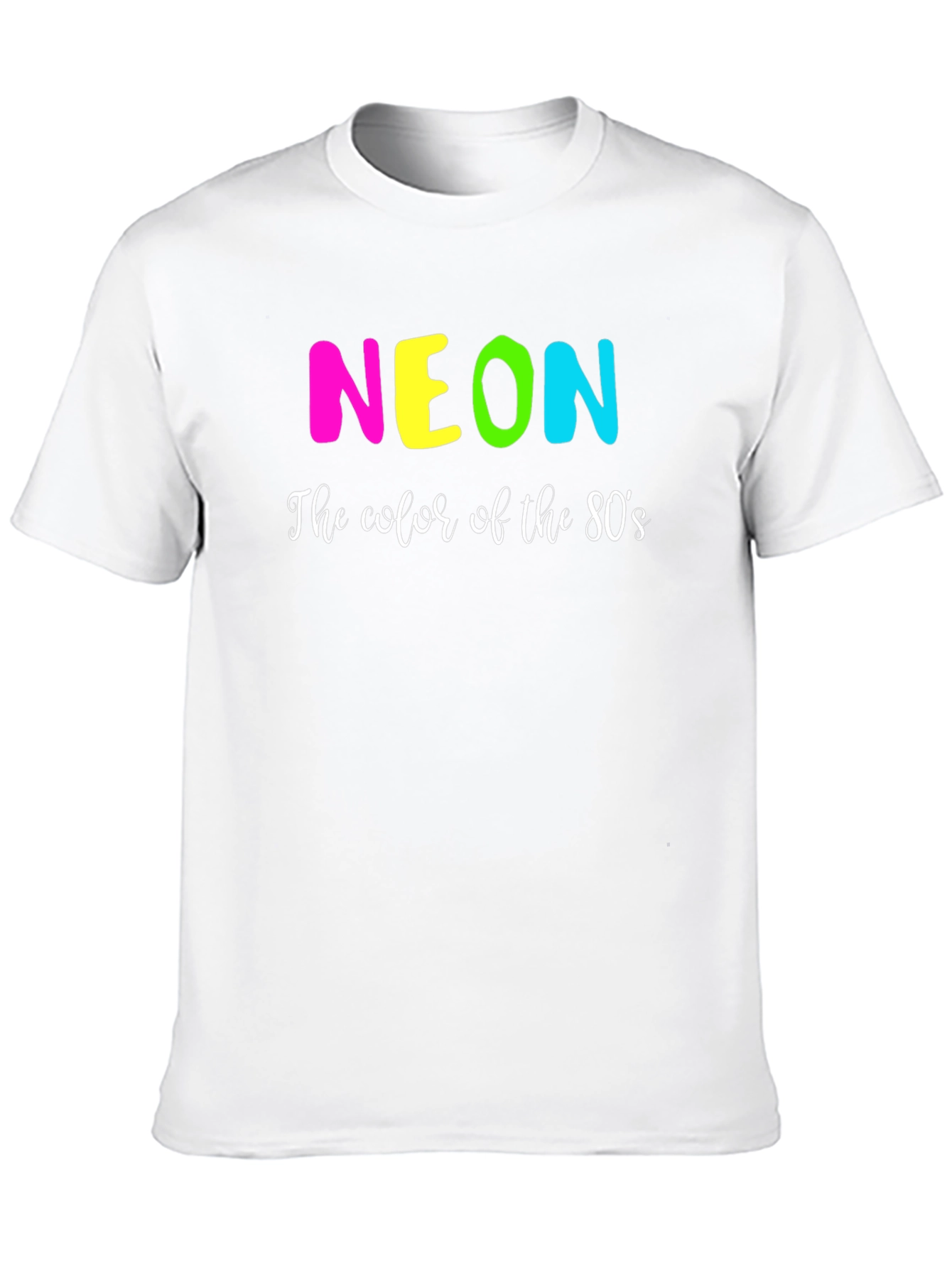 Neon 80s Graphic Tee - Retro Style