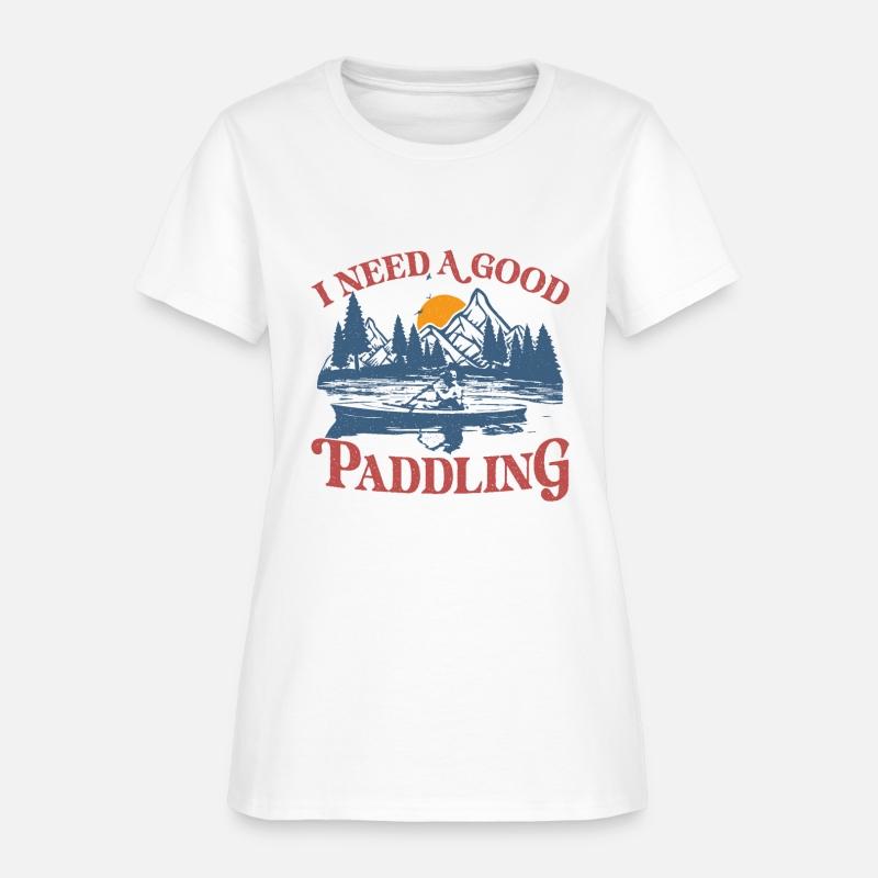 I Need A Good Paddling Retro Sunset Canoe Kayaking