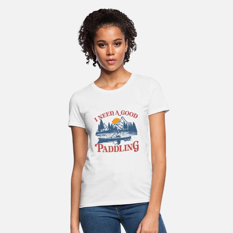 I Need A Good Paddling Retro Sunset Canoe Kayaking