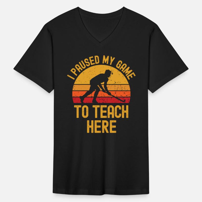 I paused hockey to teach here