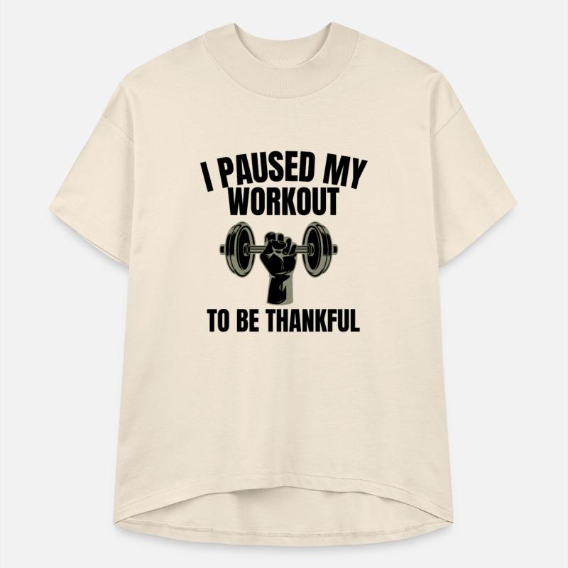 I paused my workout to be thankful