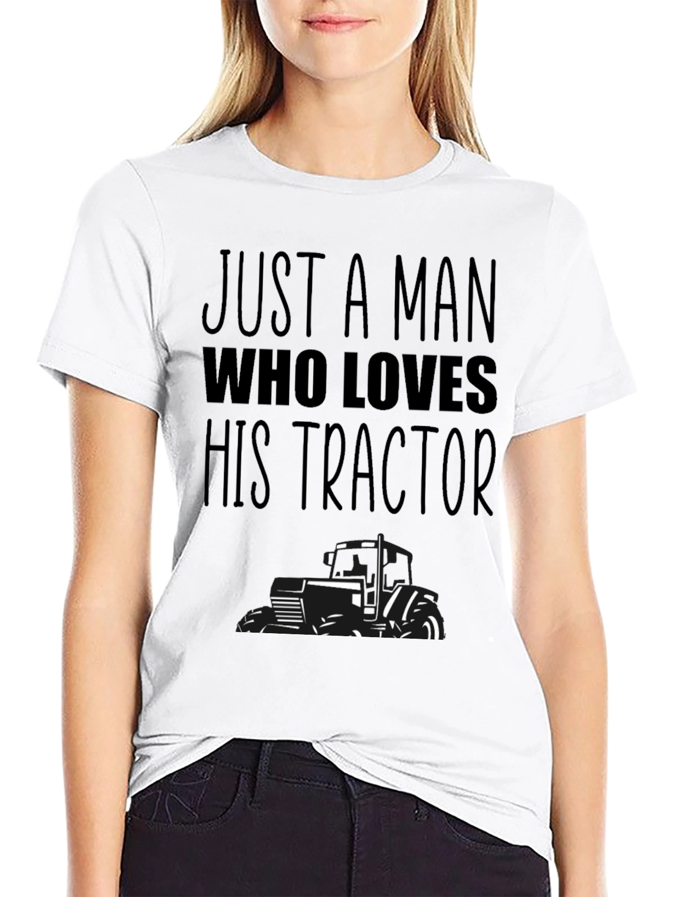 Just A Man Who Loves His Tractor T-Shirt