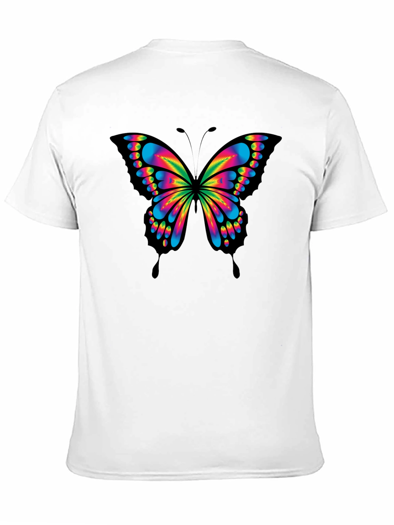Vibrant Butterfly Graphic Tee - Soft Cotton Blend
