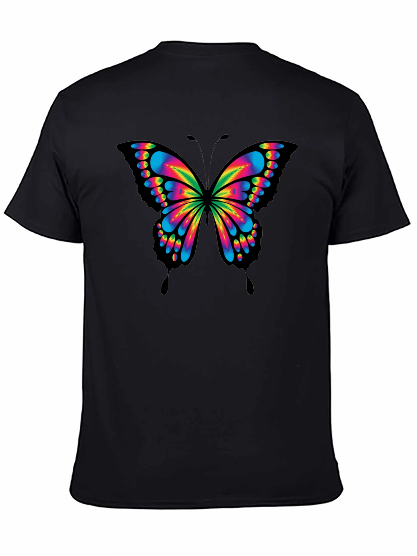 Vibrant Butterfly Graphic Tee - Soft Cotton Blend