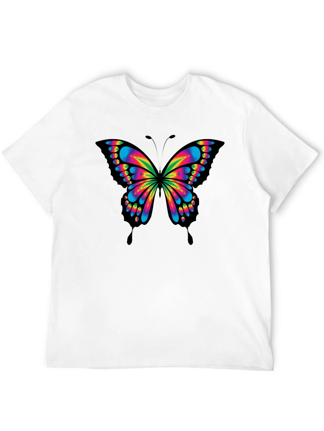 Vibrant Butterfly Graphic Tee - Soft Cotton Blend