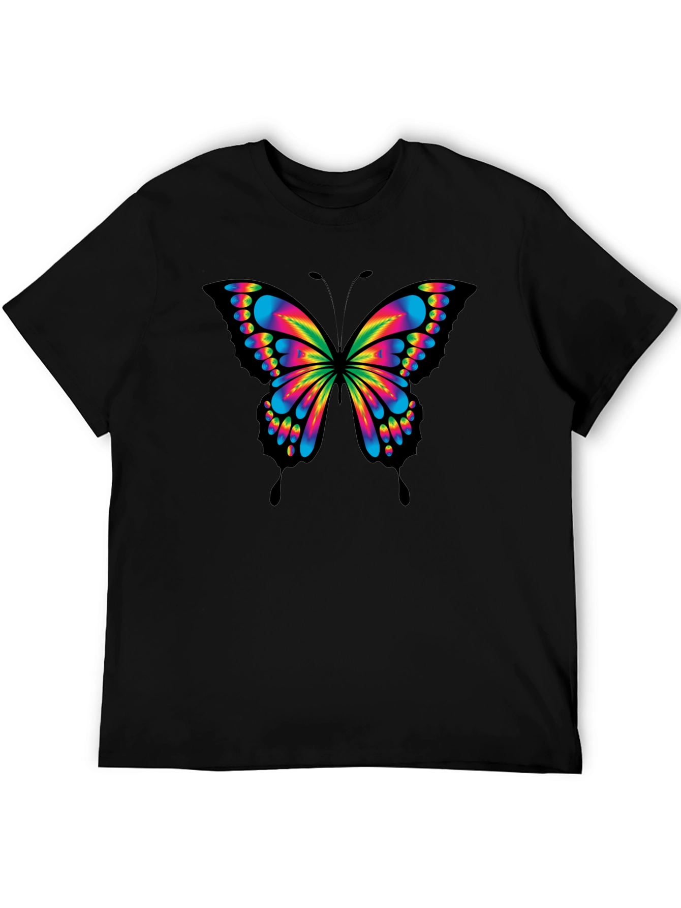 Vibrant Butterfly Graphic Tee - Soft Cotton Blend