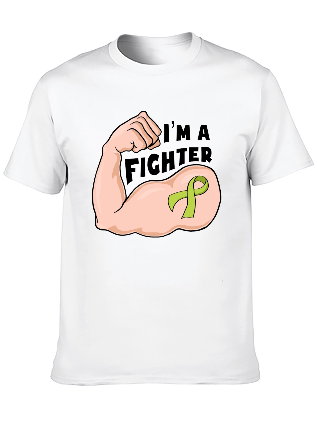 Im A Fighter Black Graphic T-Shirt