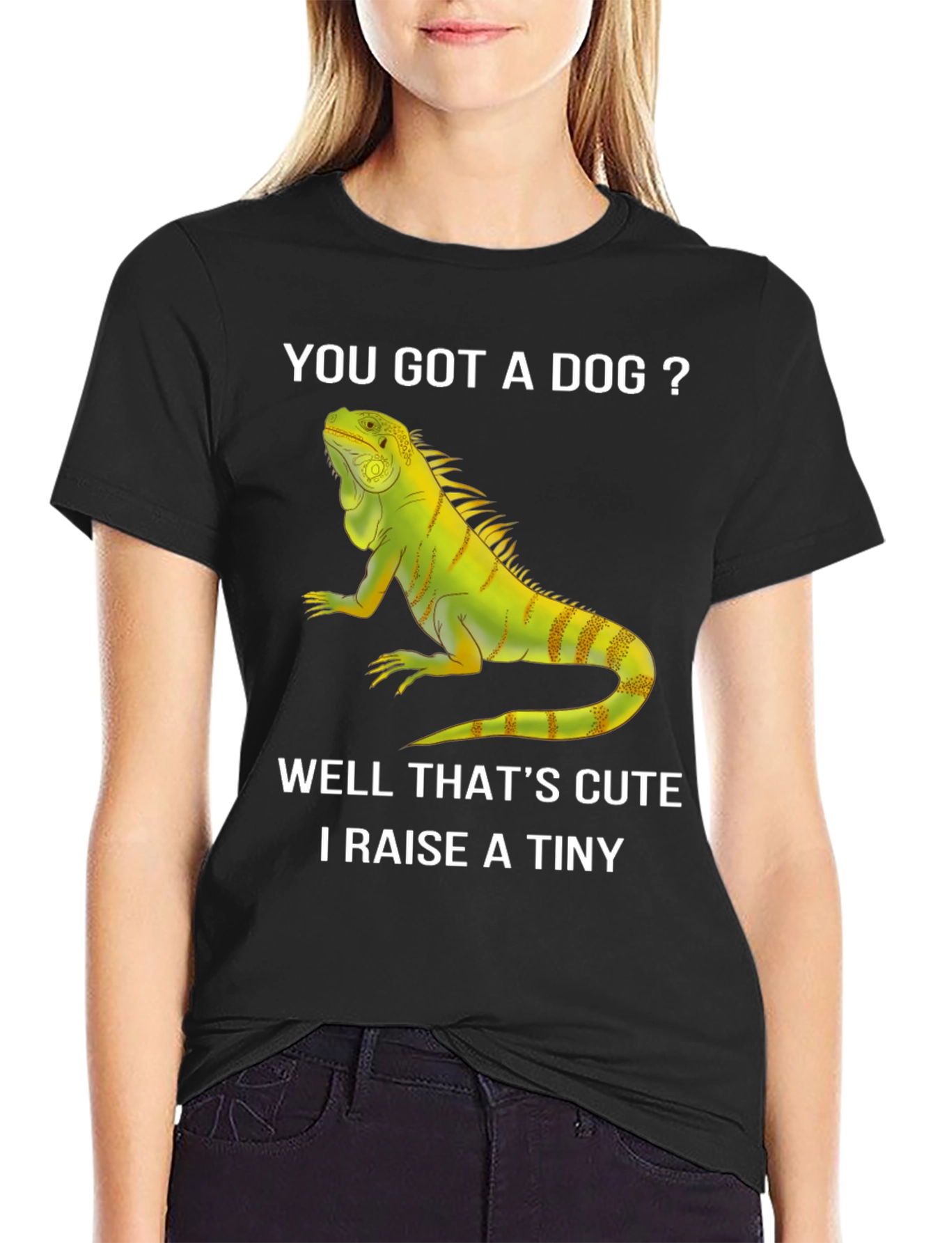 Iguana Pet Owner T-Shirt: Raise a Tiny Dinosaur