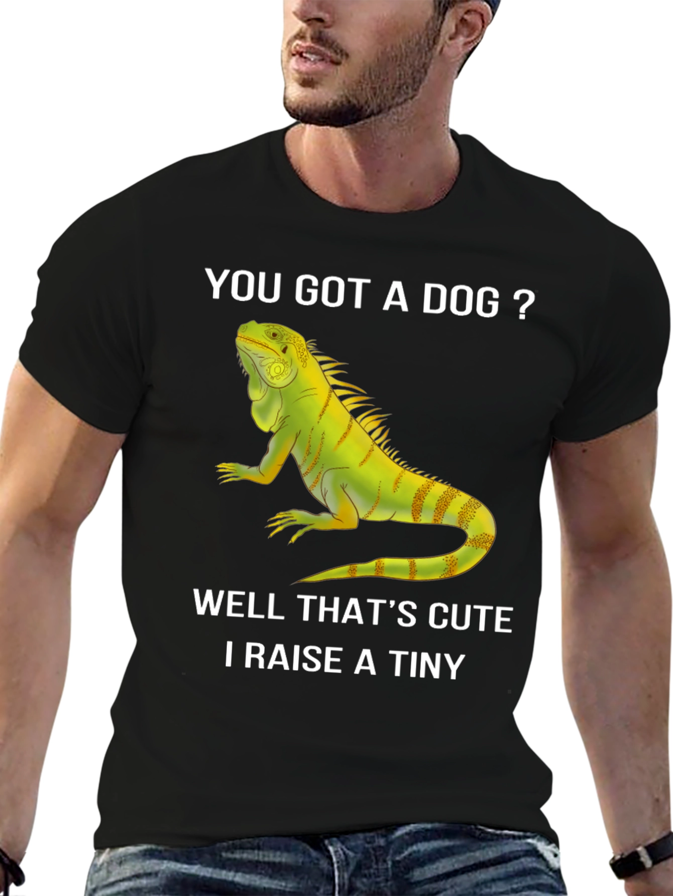 Iguana Pet Owner T-Shirt: Raise a Tiny Dinosaur
