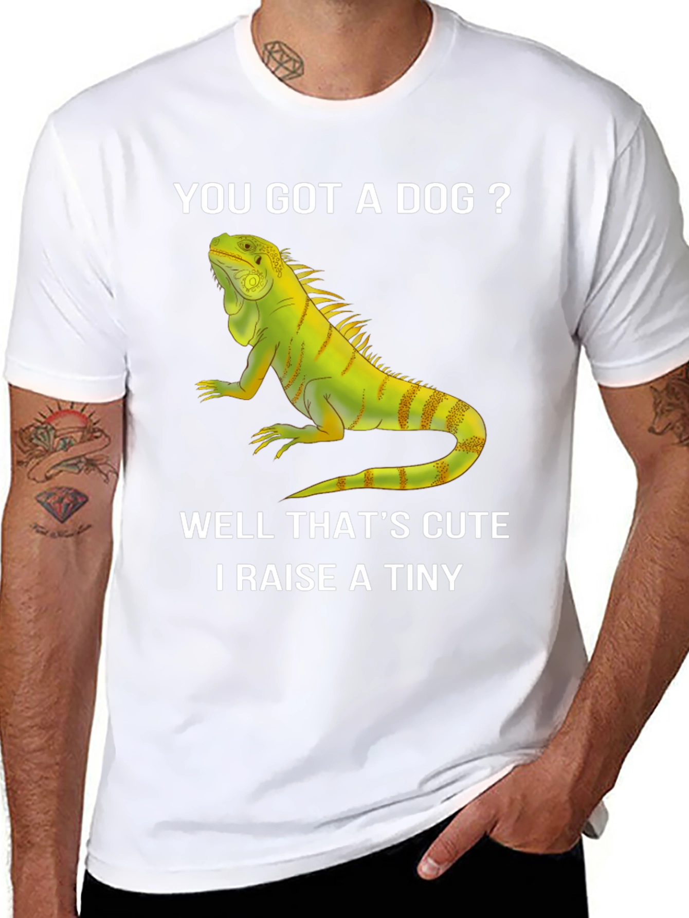 Iguana Pet Owner T-Shirt: Raise a Tiny Dinosaur