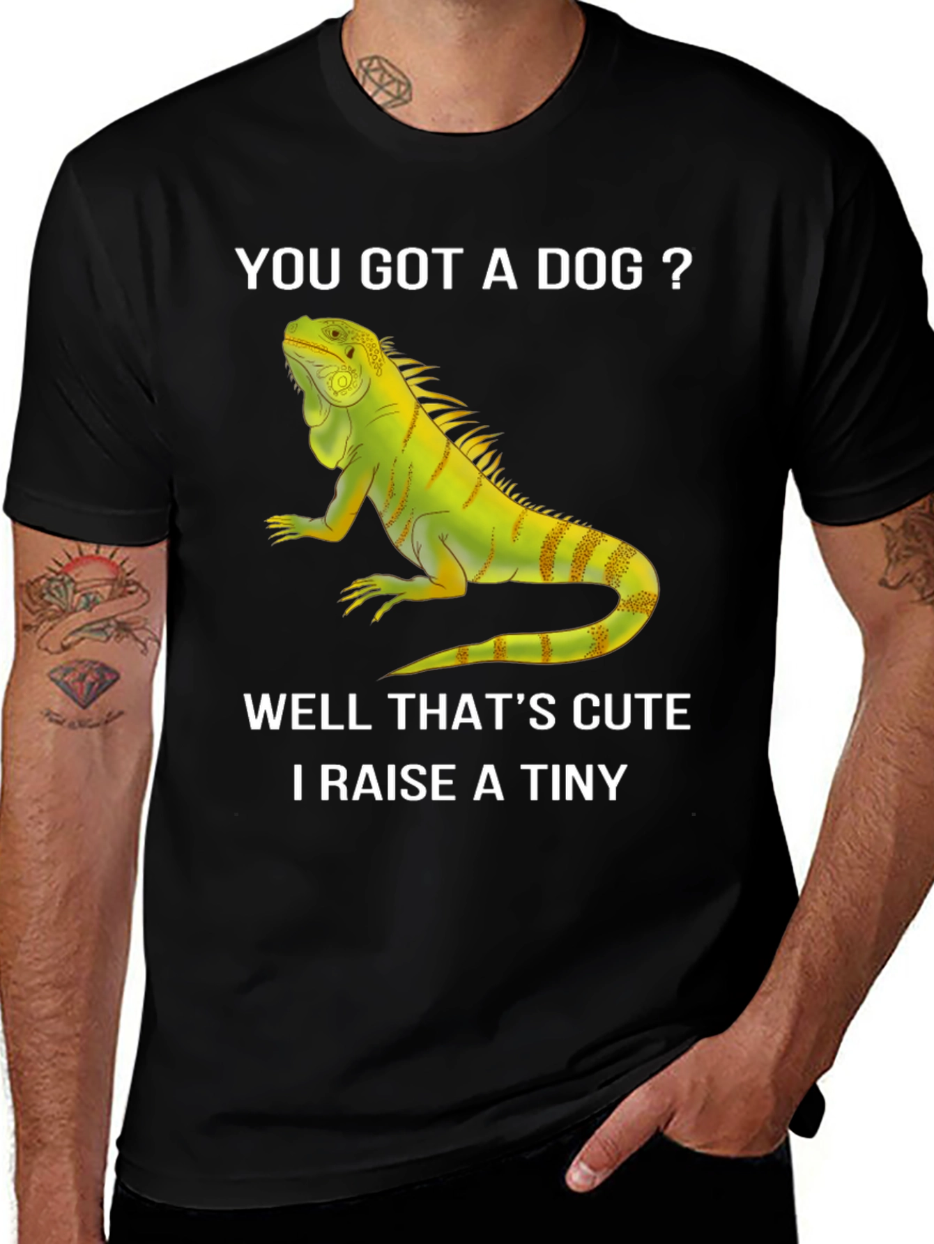 Iguana Pet Owner T-Shirt: Raise a Tiny Dinosaur