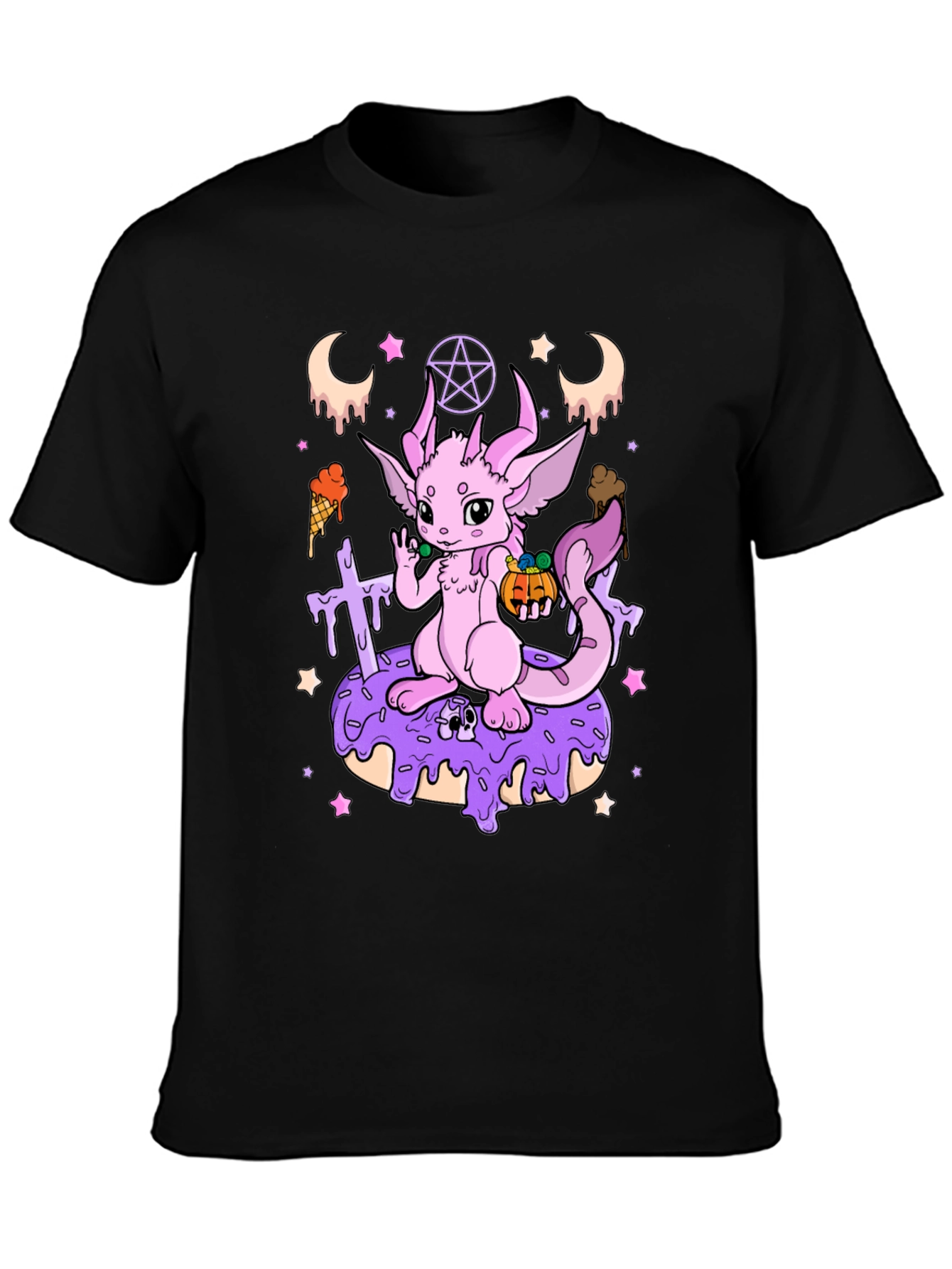 Pastel Goth Dragon T-Shirt