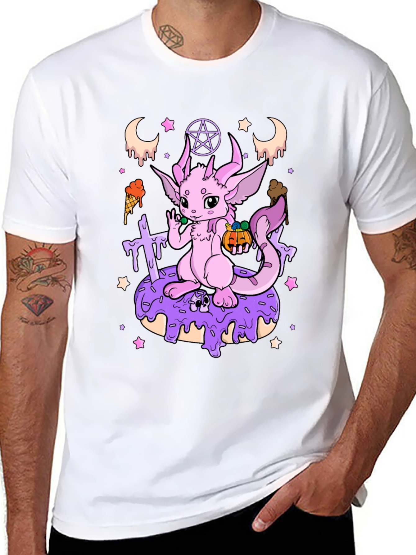 Pastel Goth Dragon T-Shirt