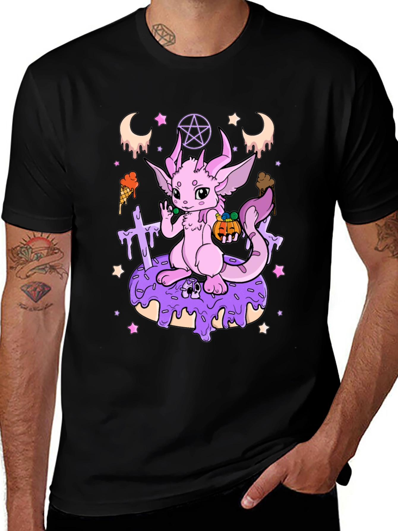 Pastel Goth Dragon T-Shirt