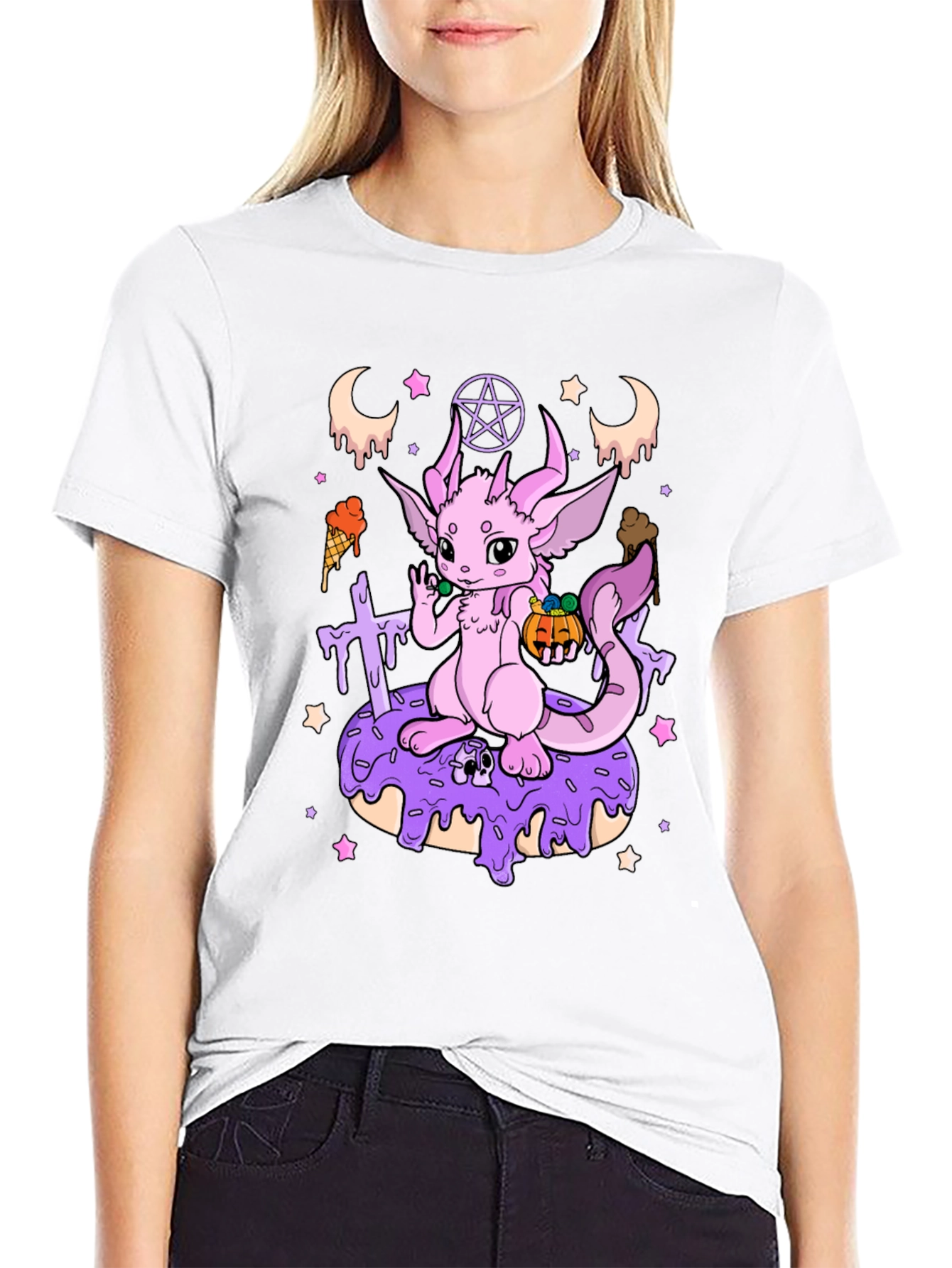 Pastel Goth Dragon T-Shirt