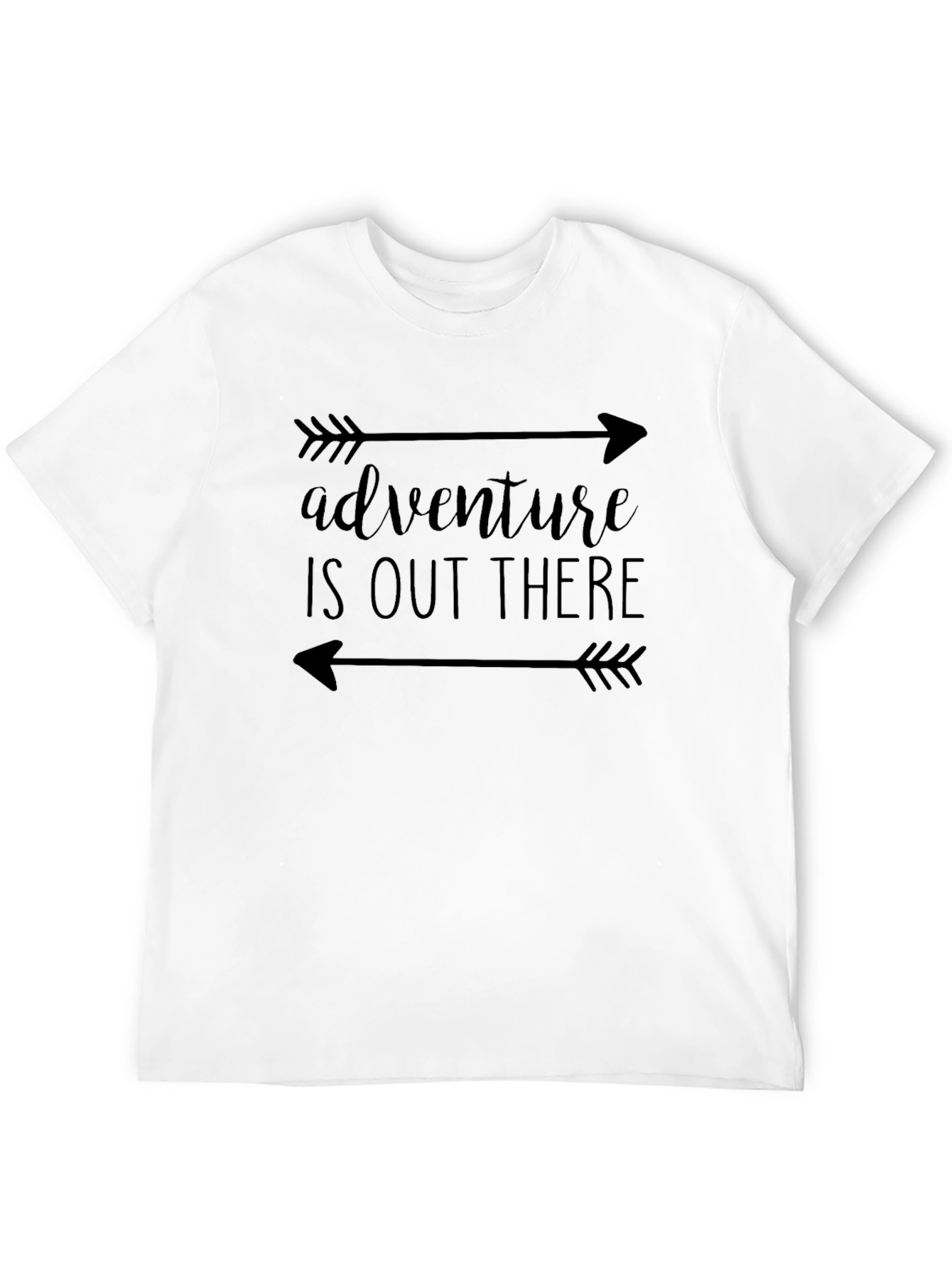 Adventure is Out There Graphic T-Shirt - Black