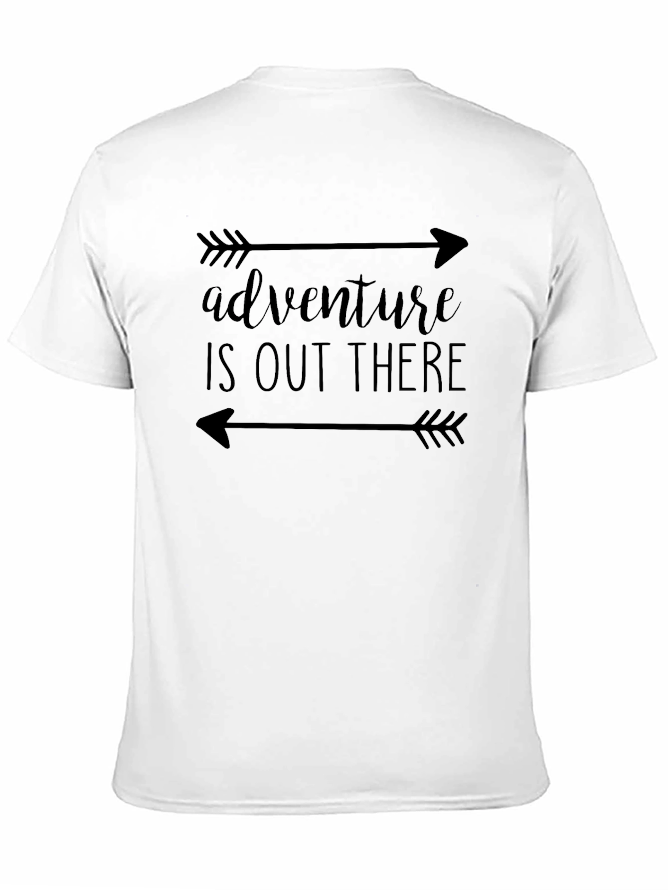 Adventure is Out There Graphic T-Shirt - Black