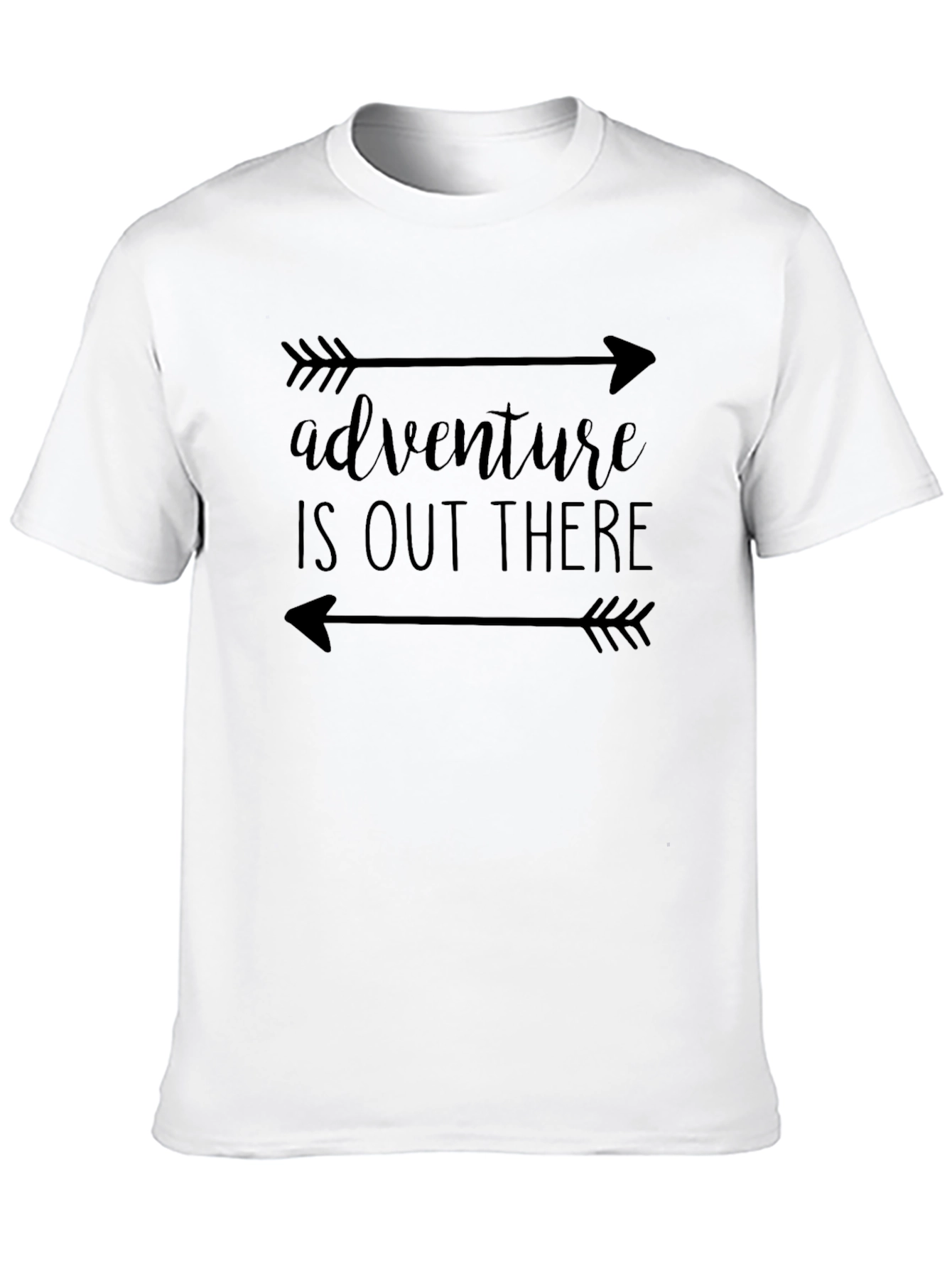 Adventure is Out There Graphic T-Shirt - Black
