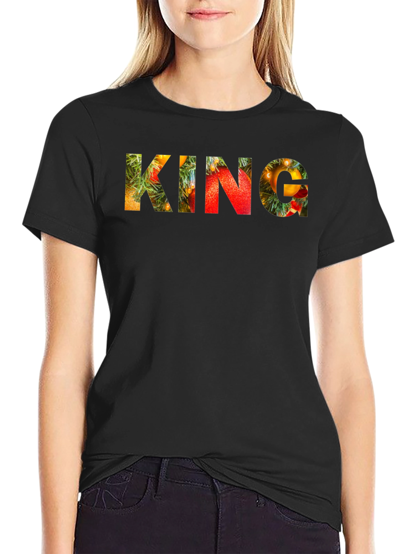 Festive KING Graphic Tee - Holiday Edition