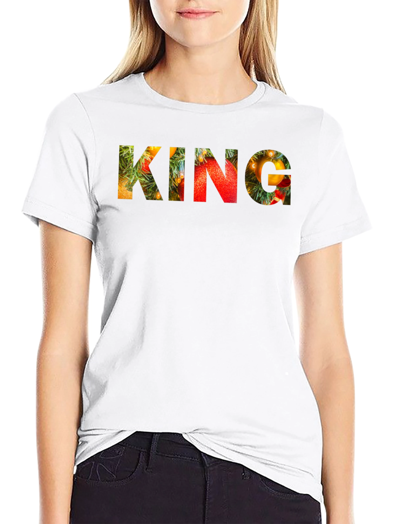Festive KING Graphic Tee - Holiday Edition