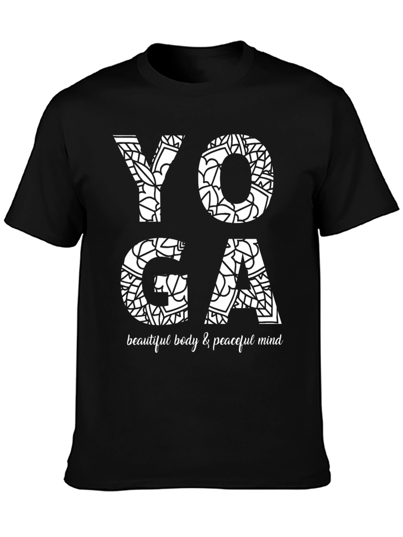 Yoga Mandala T-Shirt - Beautiful Body & Peaceful Mind