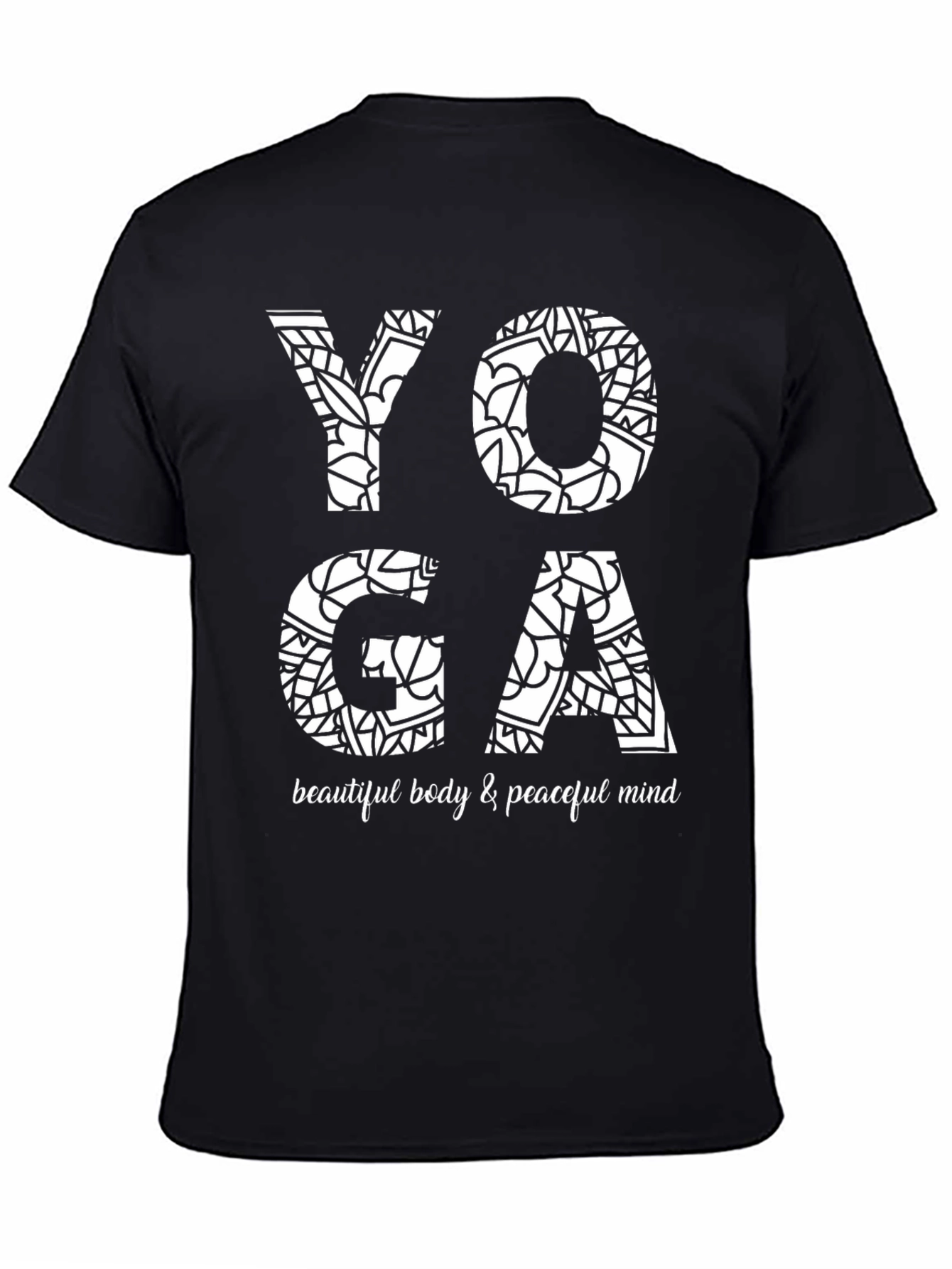 Yoga Mandala T-Shirt - Beautiful Body & Peaceful Mind
