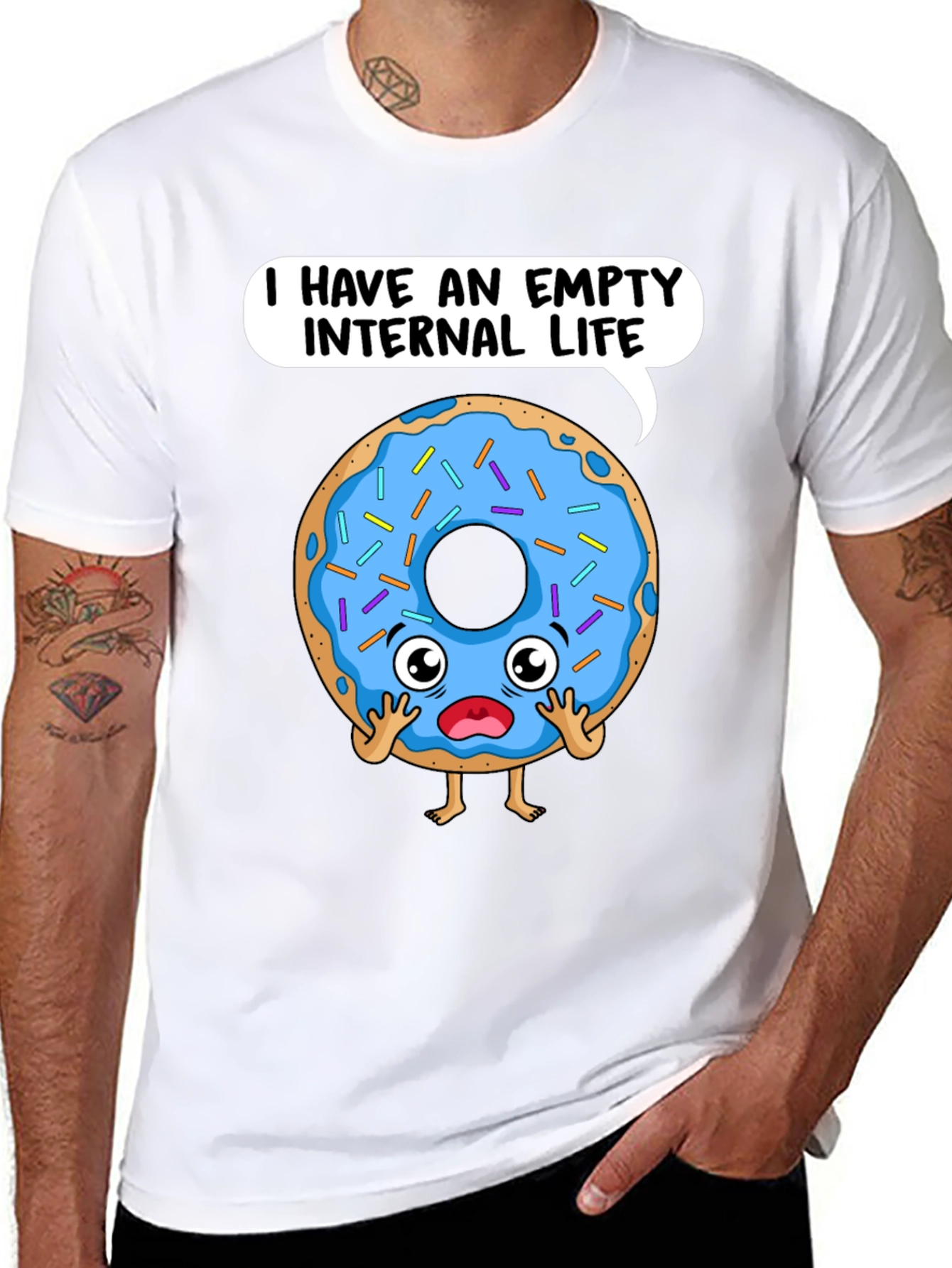 Empty Internal Life Donut T-Shirt