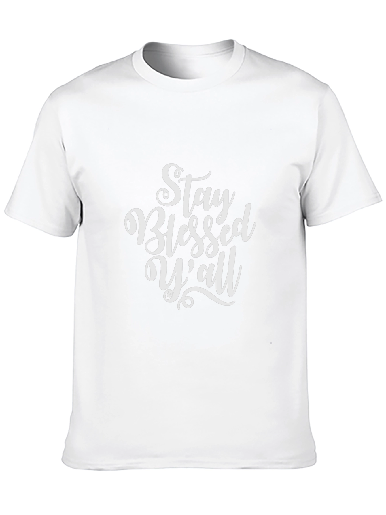 Stay Blessed Yall Black Graphic Tee