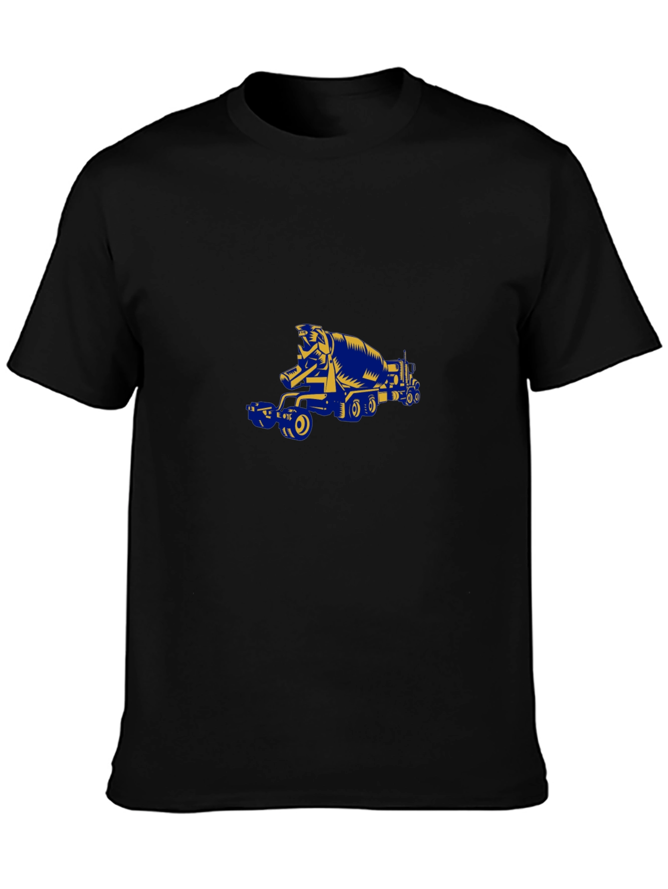 Cement Truck Graphic T-Shirt - Black