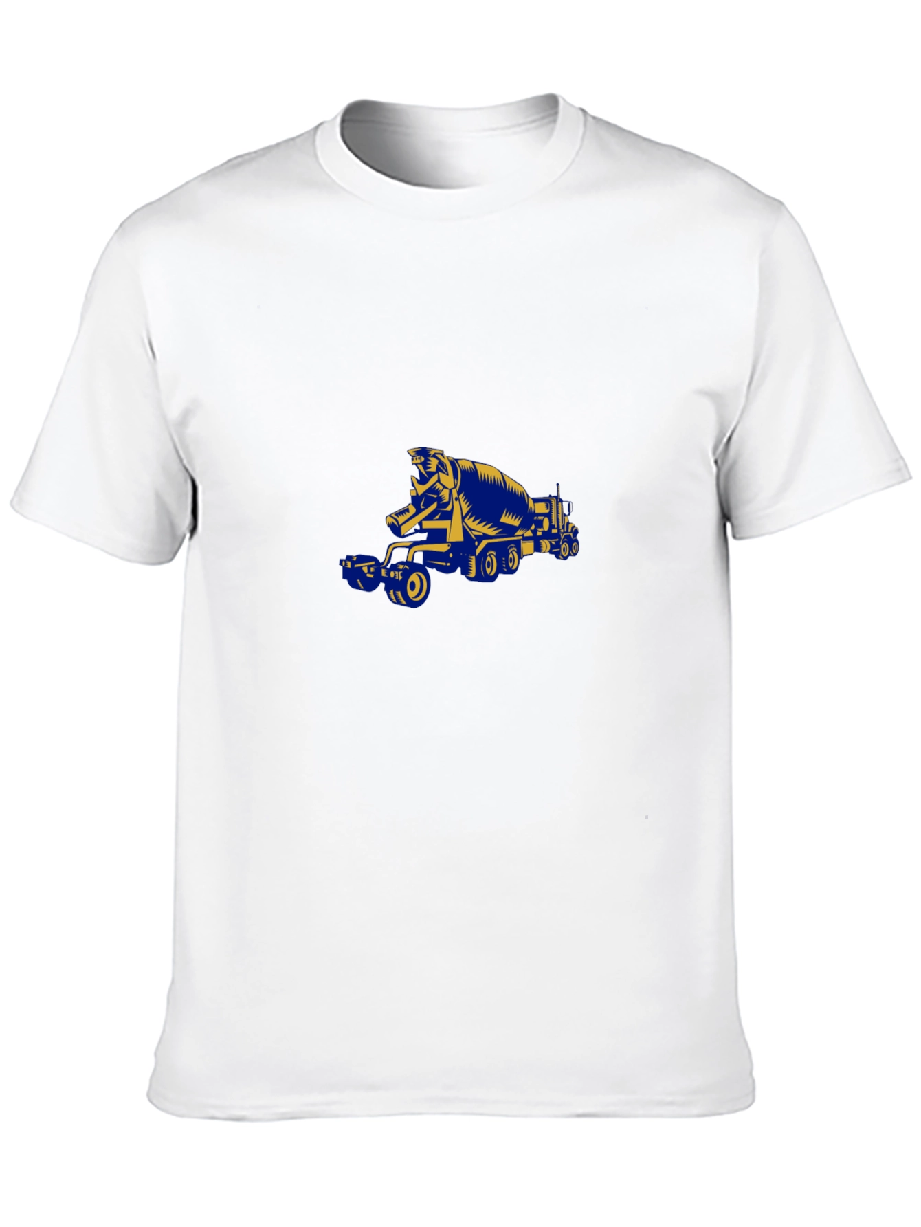 Cement Truck Graphic T-Shirt - Black