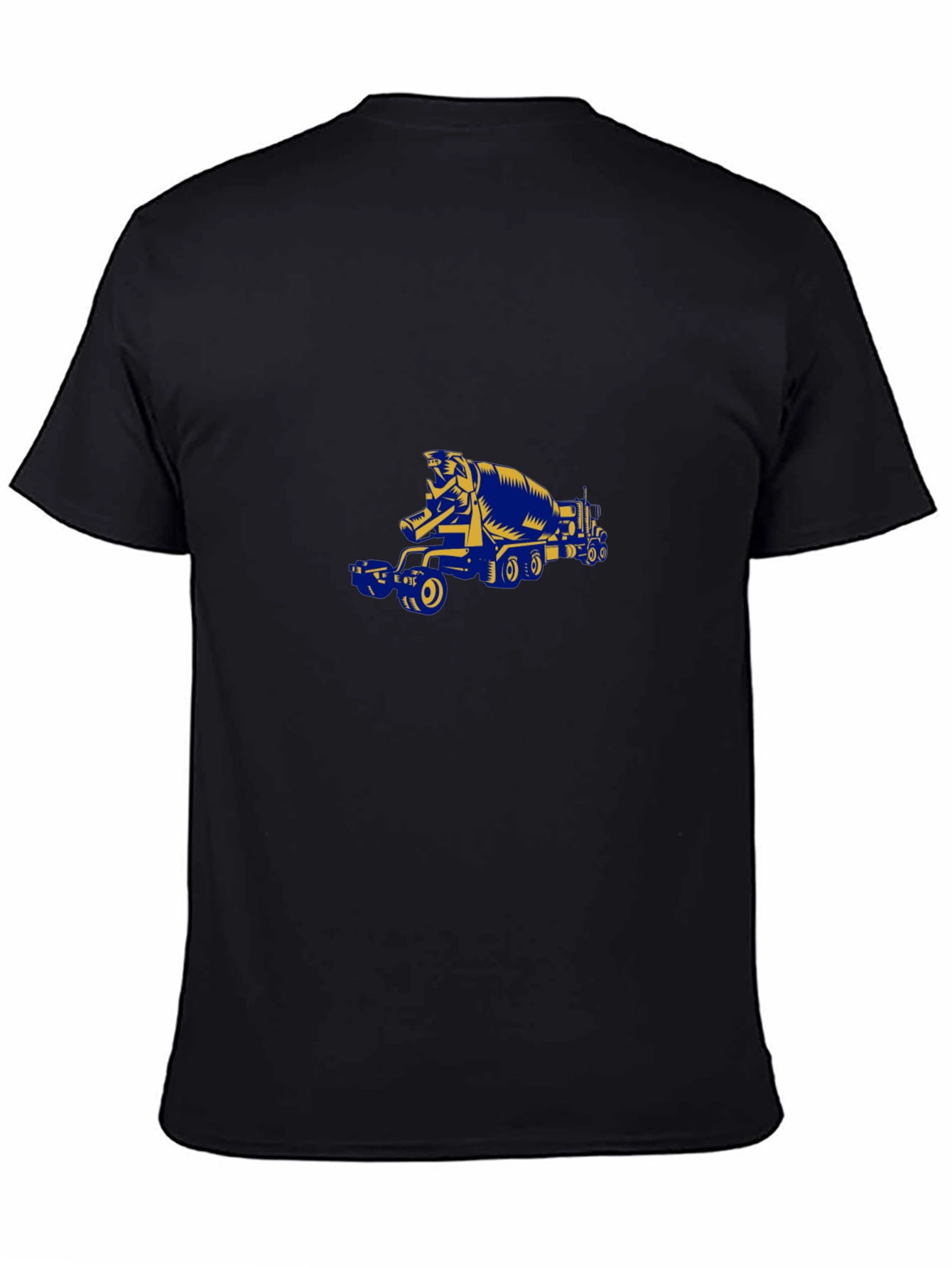 Cement Truck Graphic T-Shirt - Black