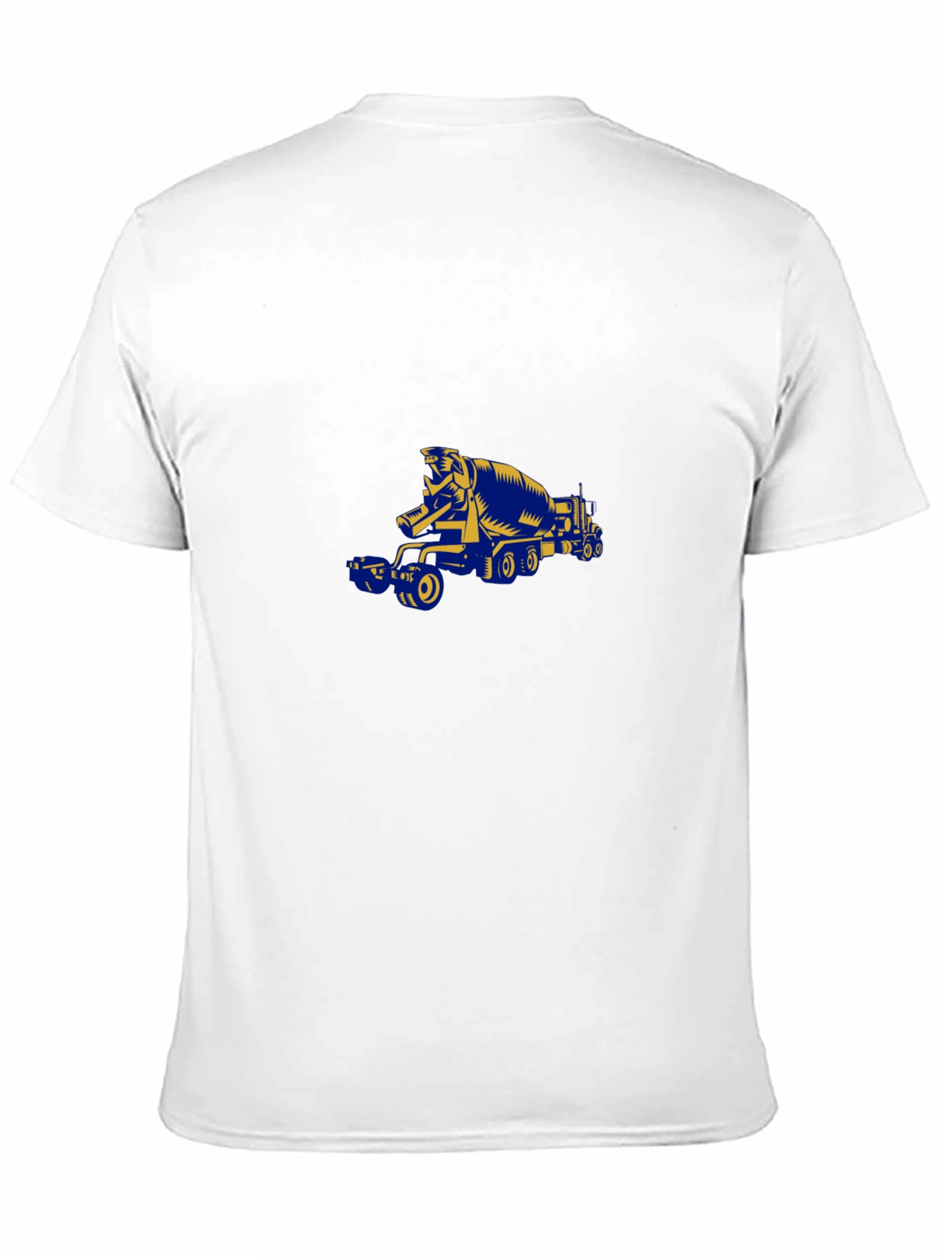 Cement Truck Graphic T-Shirt - Black