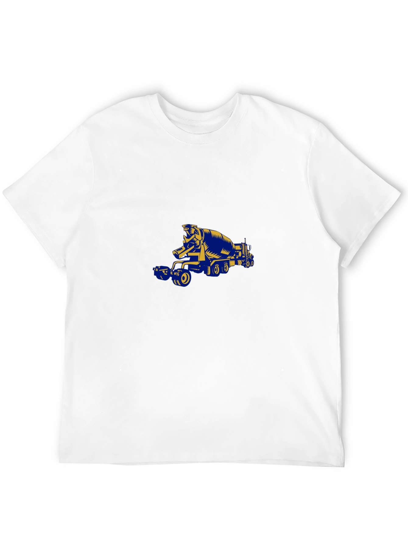 Cement Truck Graphic T-Shirt - Black