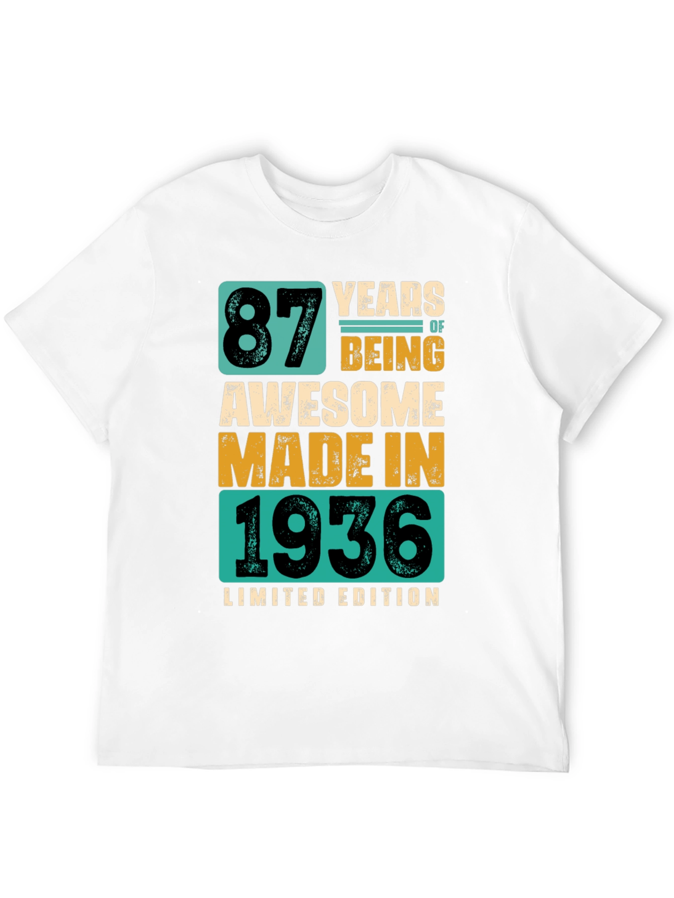 87th Birthday 1936 Limited Edition T-Shirt