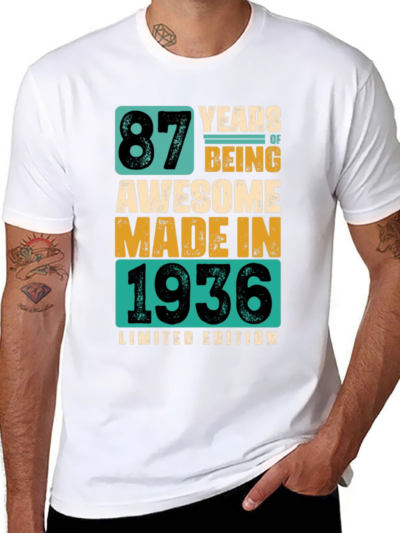 87th Birthday 1936 Limited Edition T-Shirt