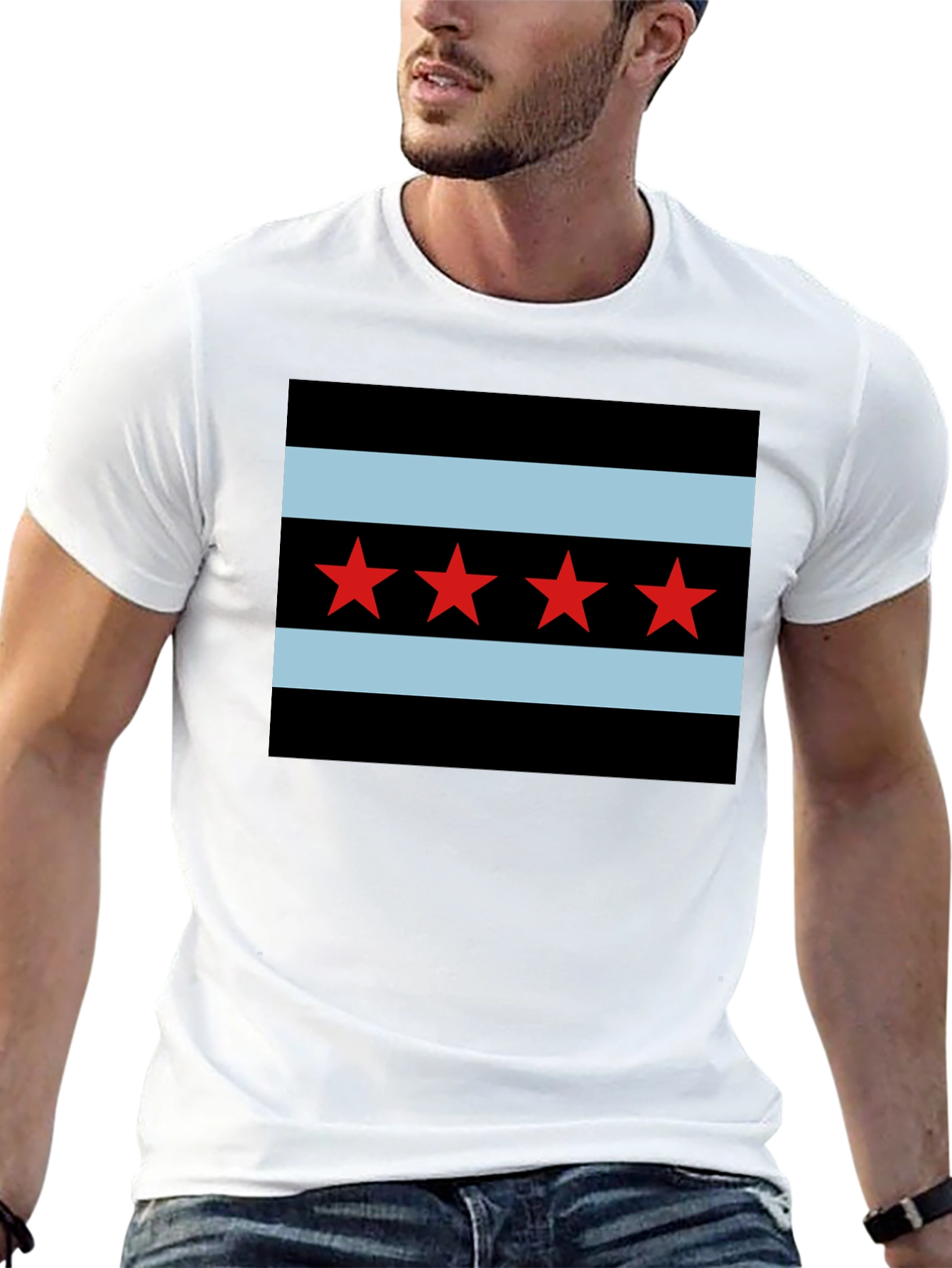 Chicago Flag T-Shirt - Windy City Pride