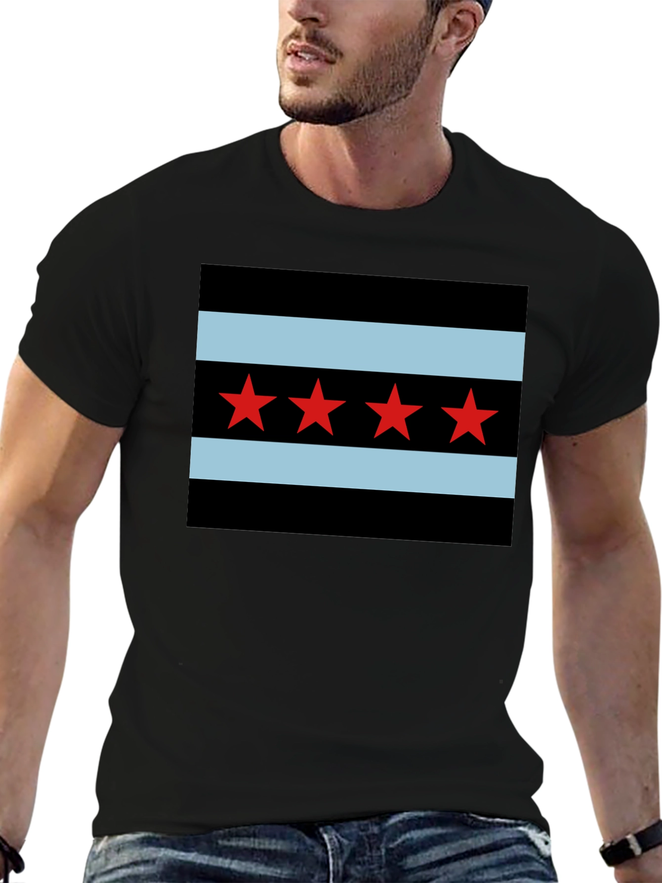 Chicago Flag T-Shirt - Windy City Pride