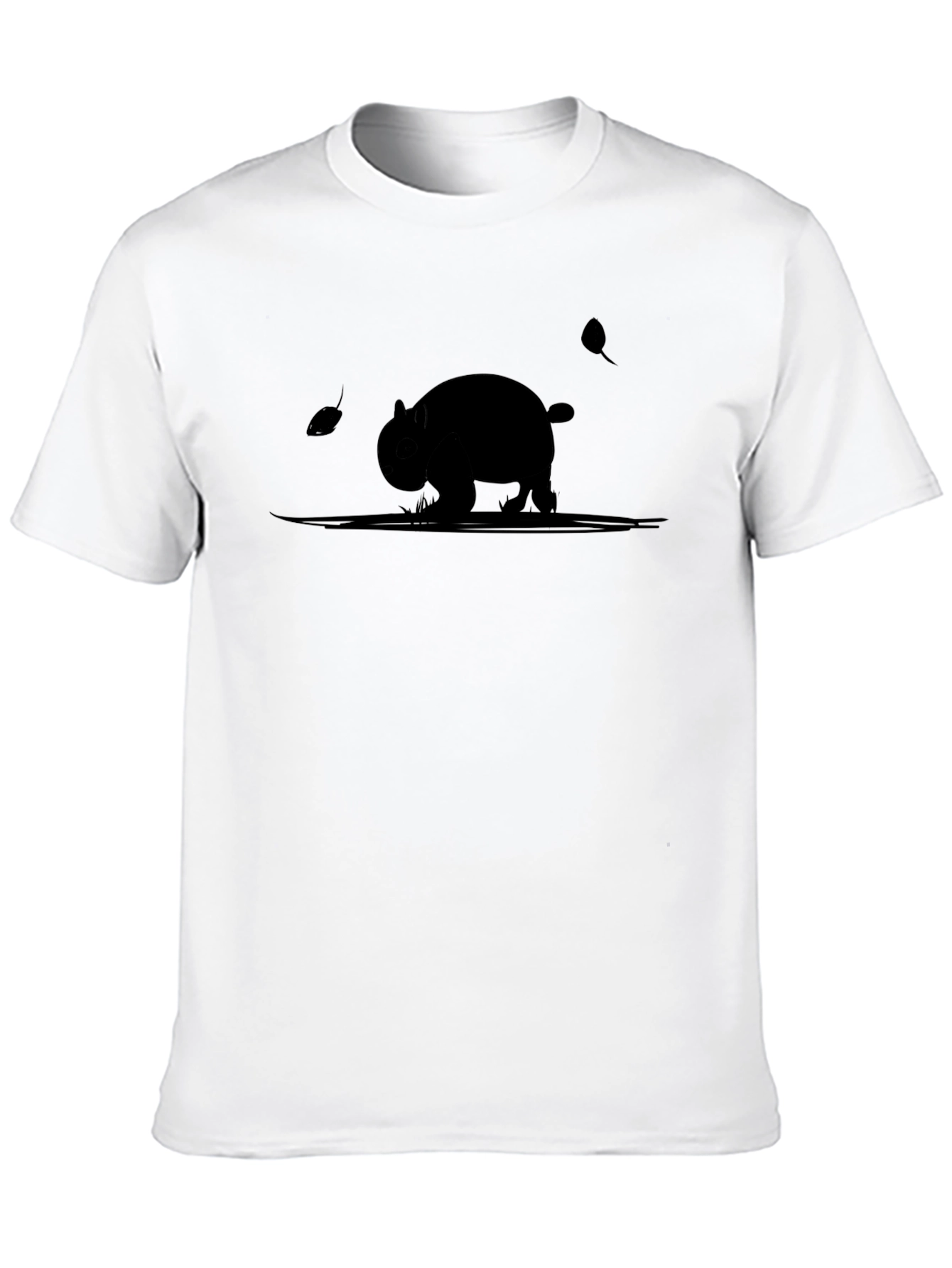 Wombat Silhouette T-Shirt - Black