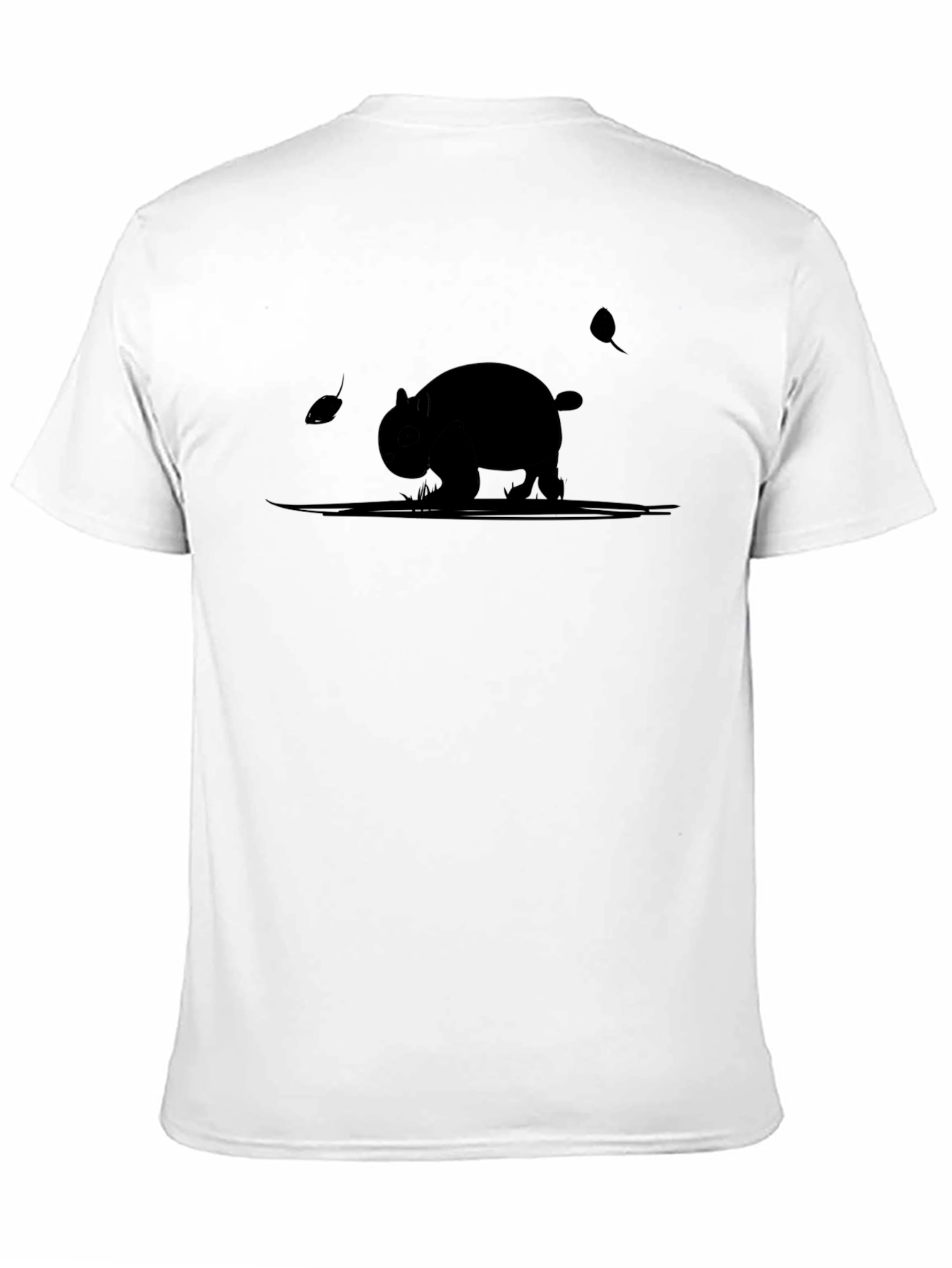 Wombat Silhouette T-Shirt - Black