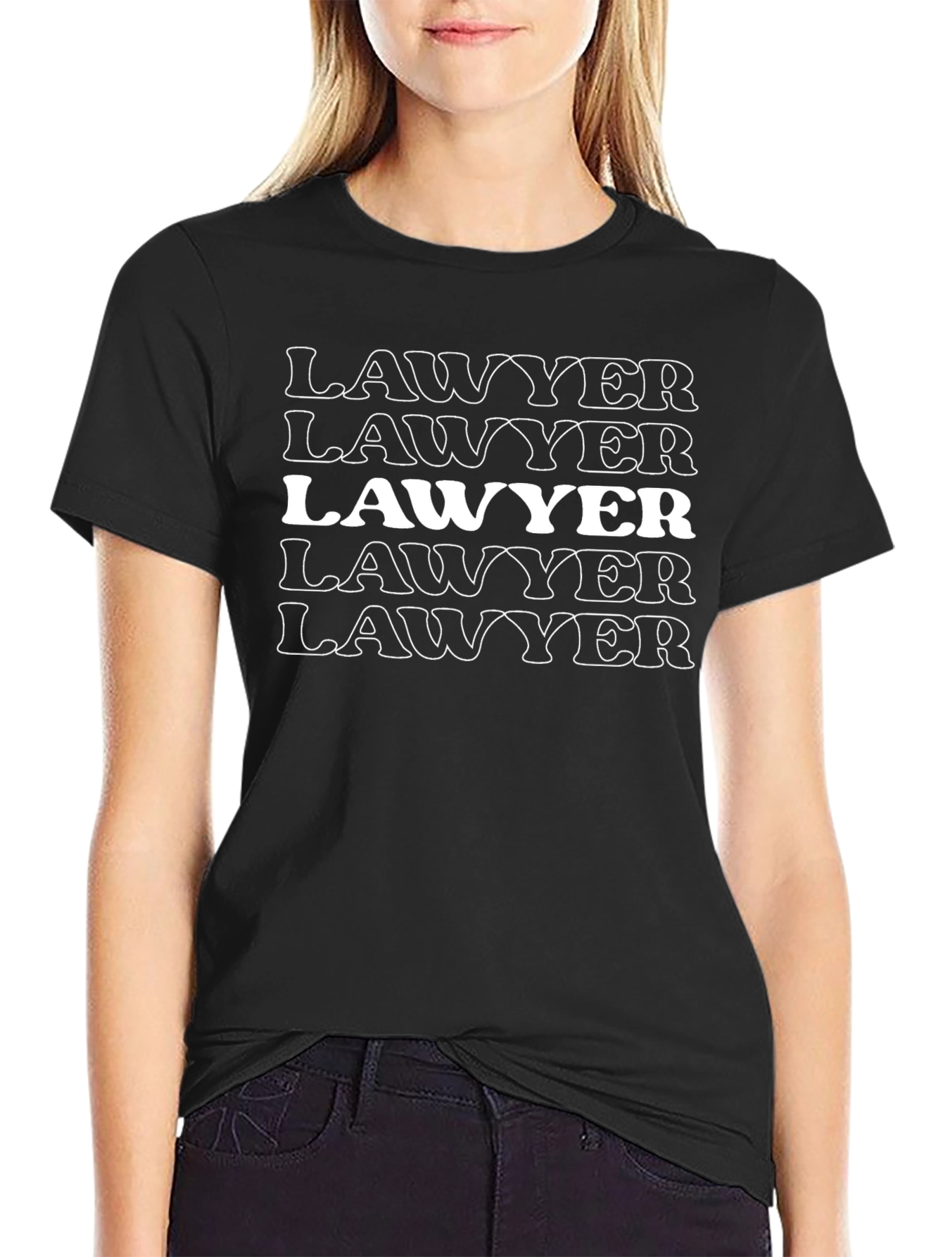 Lawyer Graphic Tee - Retro Style Attorney T-Shirt