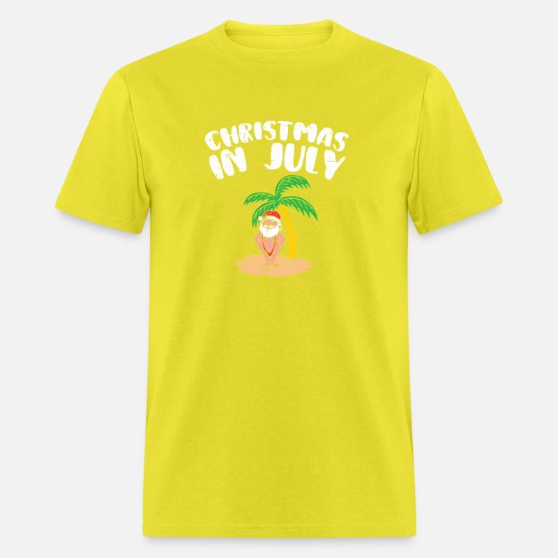 In July Santa Palm Tree Beach Summer Tropical