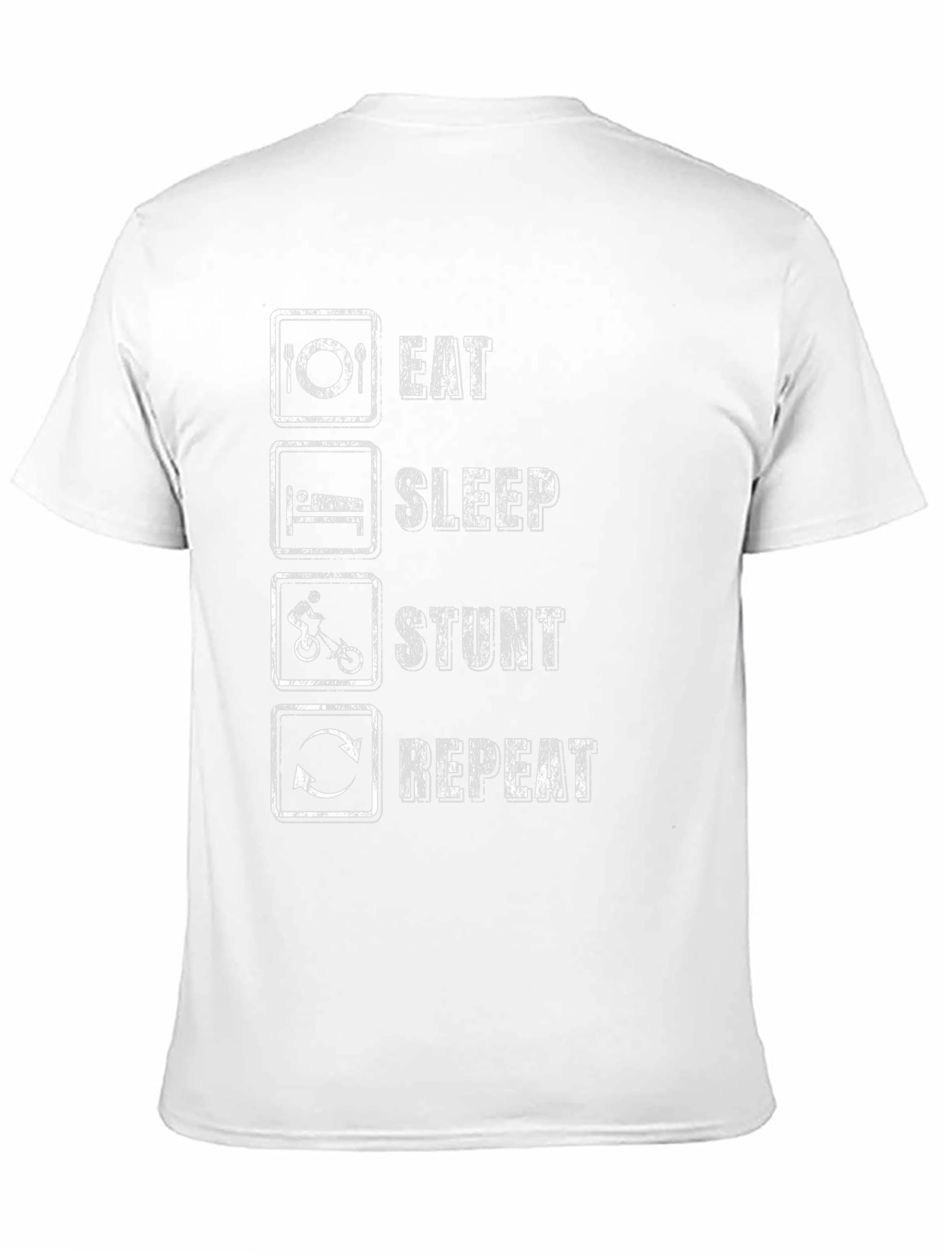 Eat Sleep Stunt Repeat Black T-Shirt