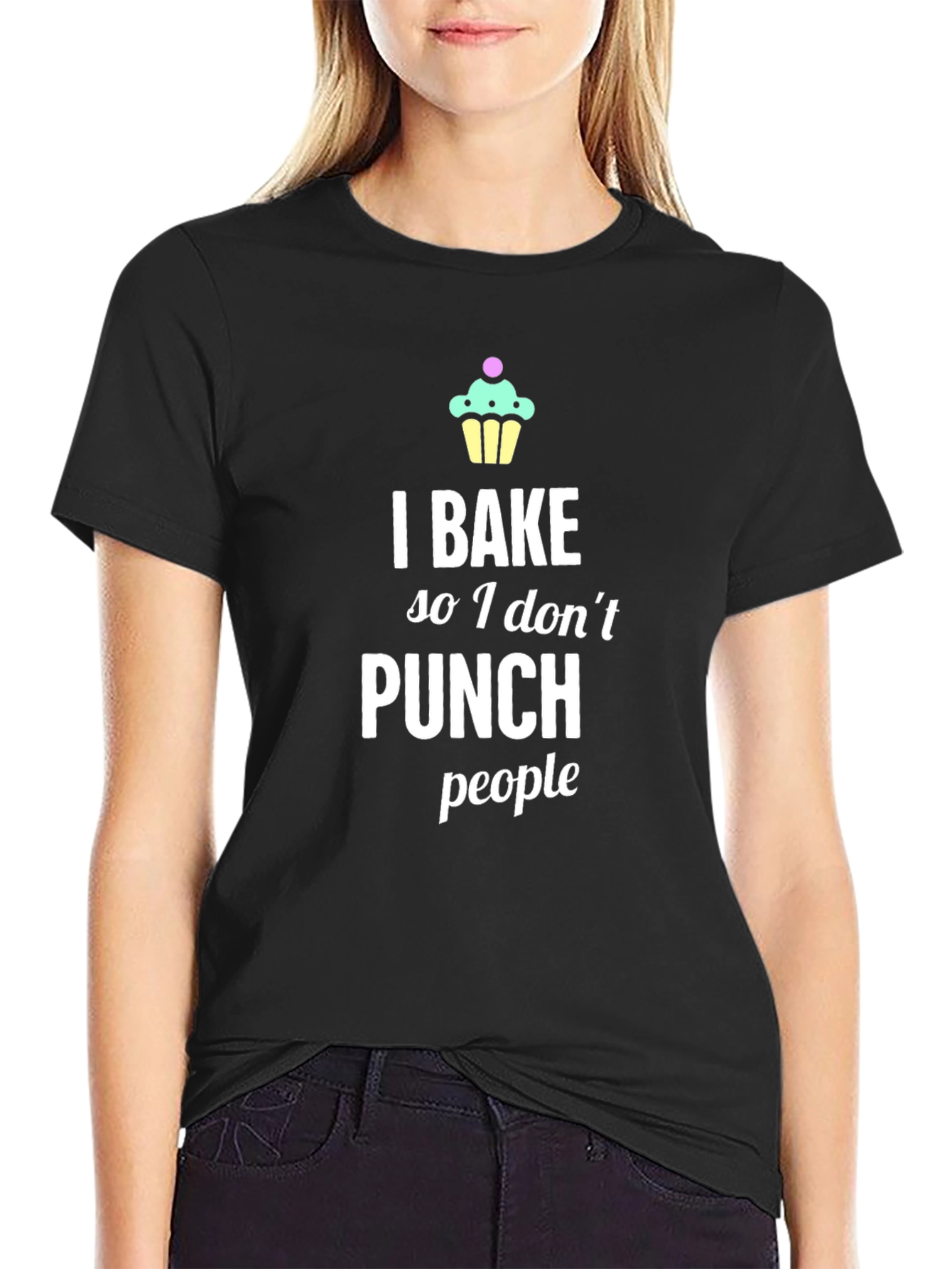 I Bake So I Dont Punch People T-Shirt